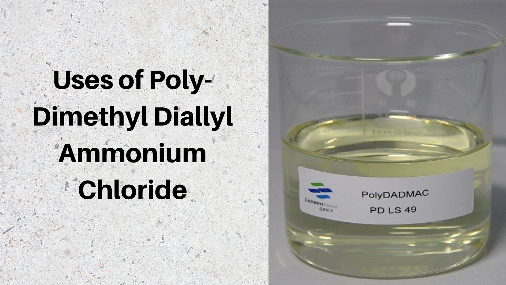 Uses of Poly Dimethyl Diallyl Ammonium Chloride